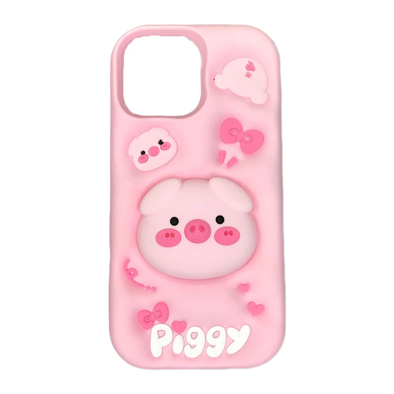 کاور مدل سیلیکونی عروسکی مناسب برای گوشی موبایل اپل iPhone 13 Pro Max