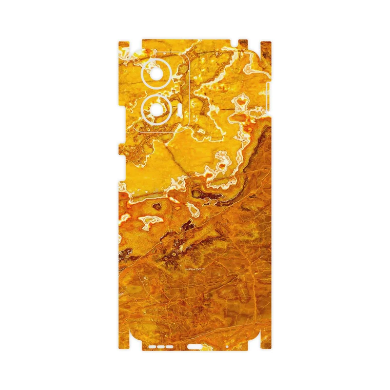 برچسب پوششی ماهوت مدل Gold Marble-FullSkin مناسب برای گوشی موبایل موتورولا Moto G24