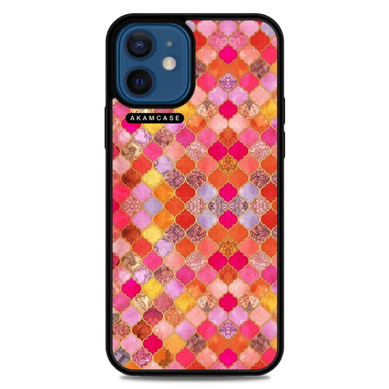 کاور آکام مدل AMC-WA12M-MOSAIC-7 مناسب برای گوشی موبایل اپل iPhone 12 Mini