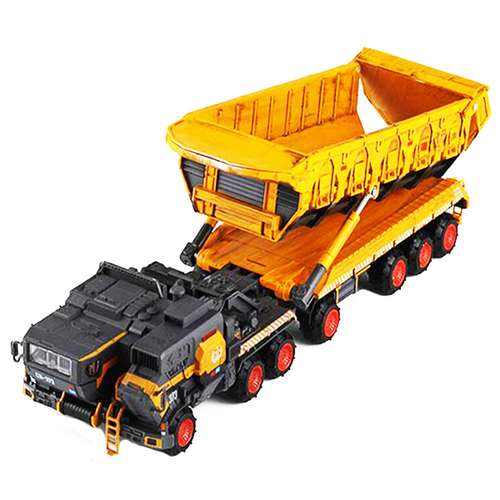 ماکت ماشین مدل کامیون حمل بار کد CN-373