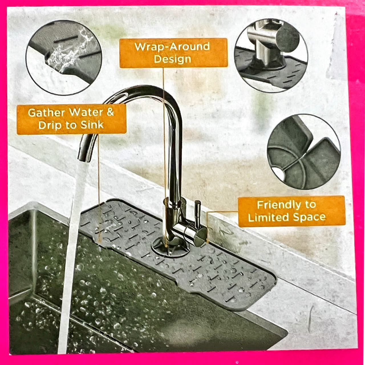 محافظ سینک آرتا مدل سیلیکونی کد 9988