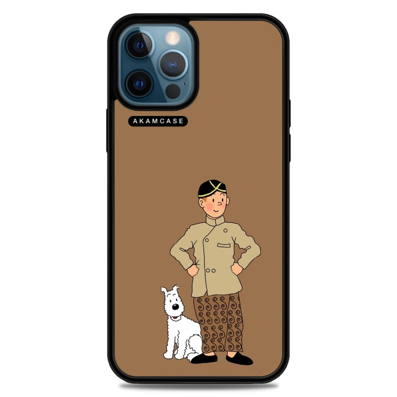 کاور آکام مدل AMC-WA12PROMAX-TINTIN-23 مناسب برای گوشی موبایل اپل iPhone 12 Pro Max