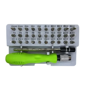 پیچ گوشتی موبایلی مولتی مدل HJ-32 مجموعه 32 عددی