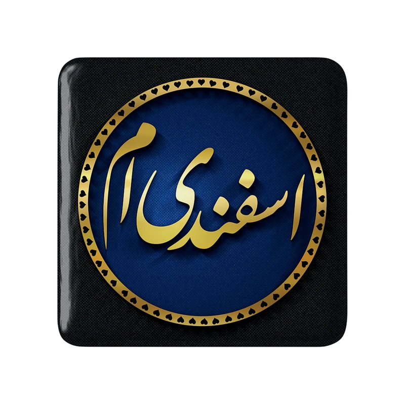 مگنت خندالو طرح اسفند کد 2296