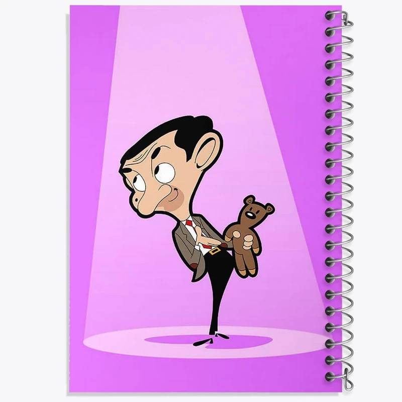 دفتر نت موسیقی 50 برگ خندالو مدل مستر بین Mr Bean کد 10653
