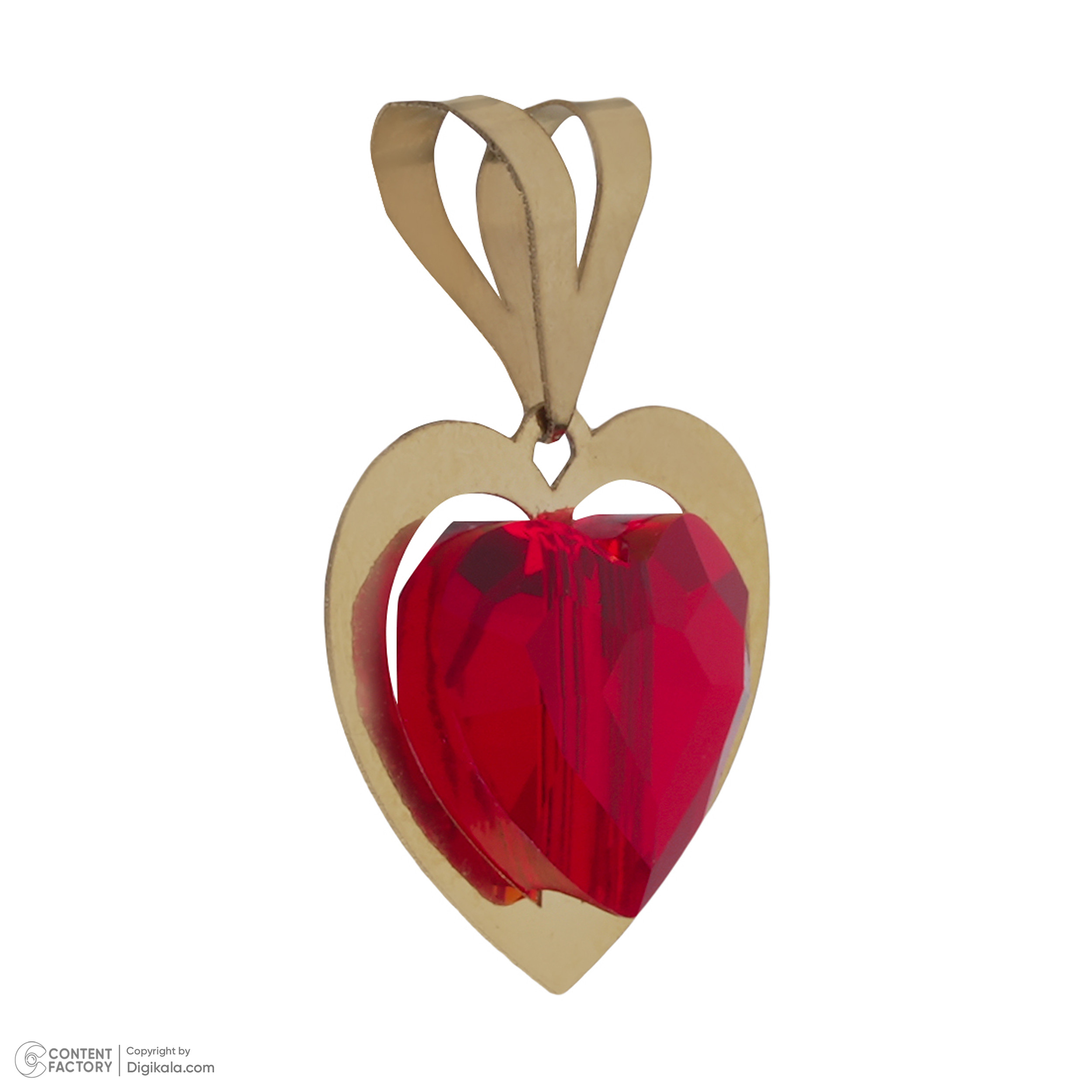 آویز گردنبند طلا 18 عیار زنانه ناریا مدل A-01 آویز گردنبند طلا 18 عیار زنانه ناریا مدل A-01