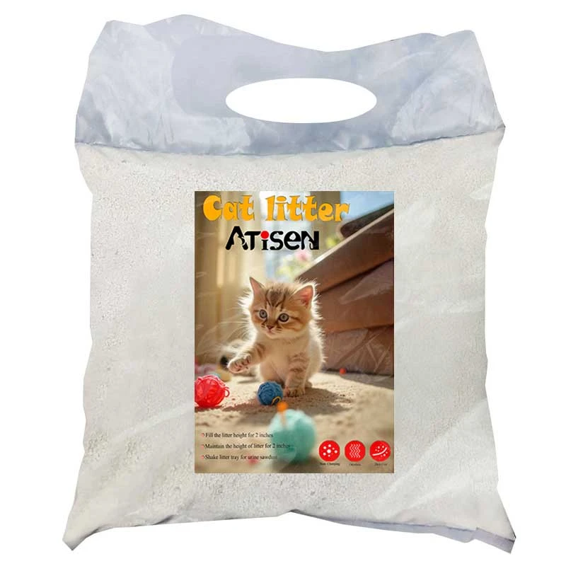 خاک بستر گربه آتیسن مدل گرانول کد R19-02 وزن 2 کیلوگرم