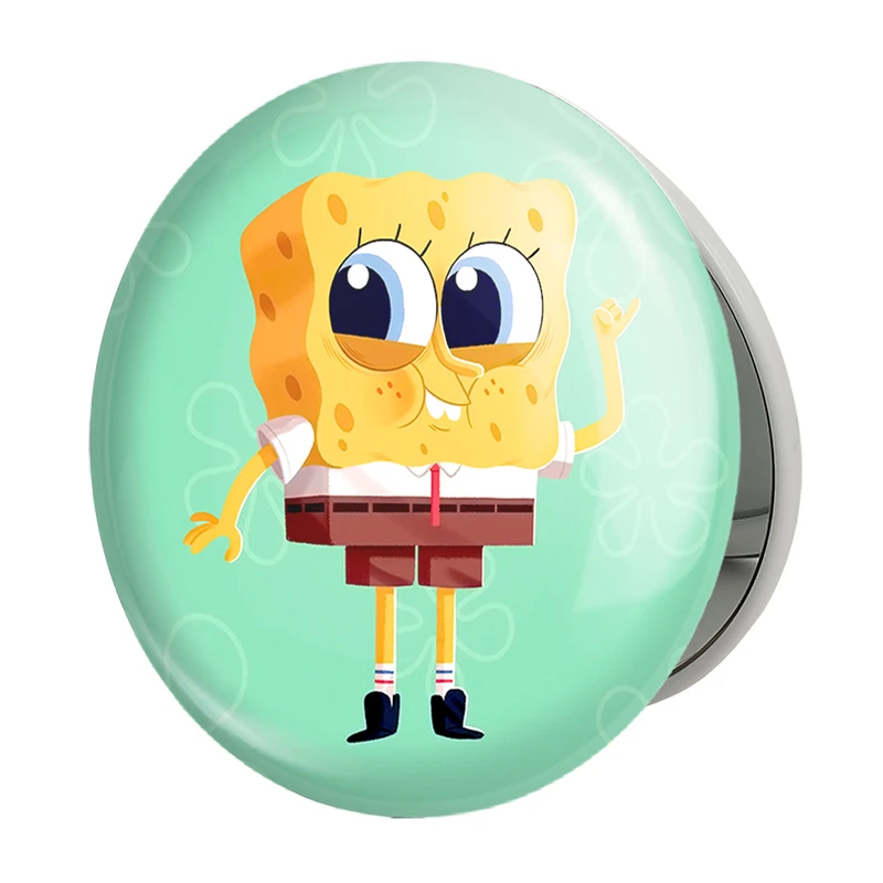 آینه جیبی خندالو طرح باب اسفنجی مدل تاشو کد 4741 