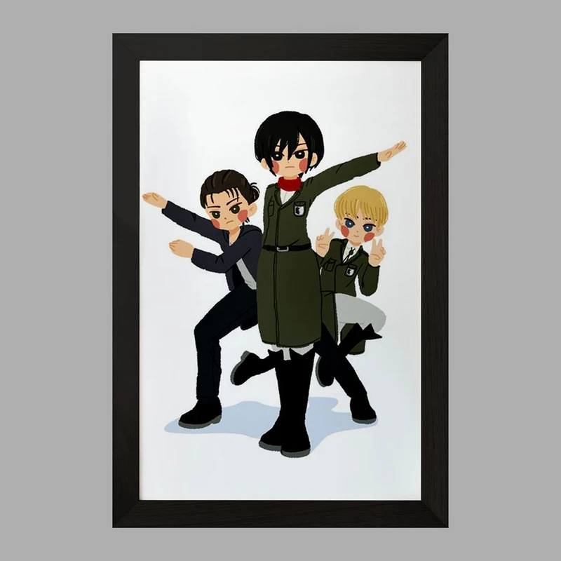 تابلو خندالو مدل ارمین میکاسا ارن انیمه اتک آن تایتان Attack on Titan کد 18595