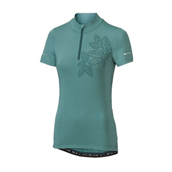 تی شرت ورزشی زنانه کریویت مدل طرح دار نیم زیپ کد 869433