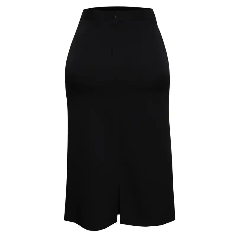 دامن راسته زنانه مدل 601b رنگ مشکی