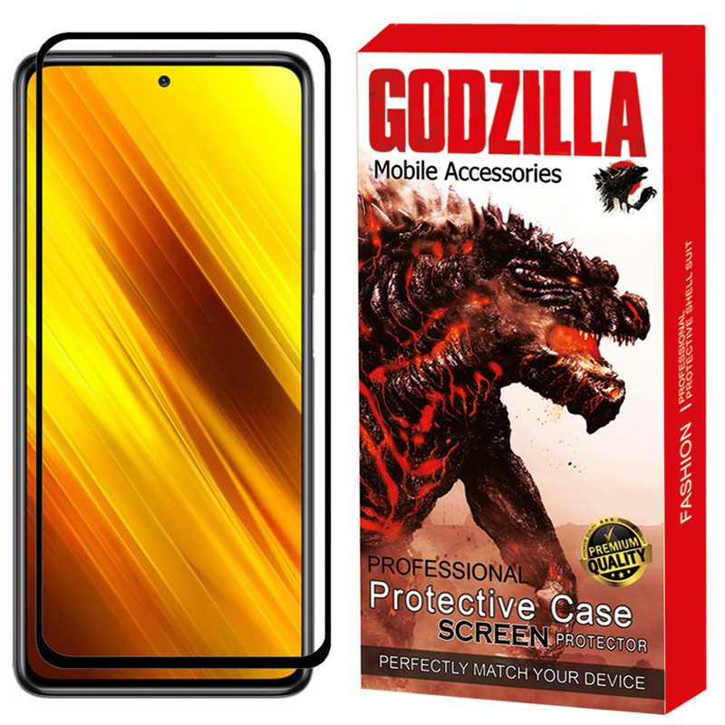 محافظ صفحه نمایش گودزیلا مدل GGF مناسب برای گوشی موبایل شیائومی Poco X3 NFC / X3