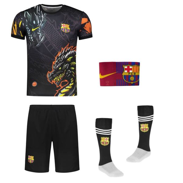 ست 4 تکه لباس ورزشی پسرانه مدل دراگون بارسلونا کد na