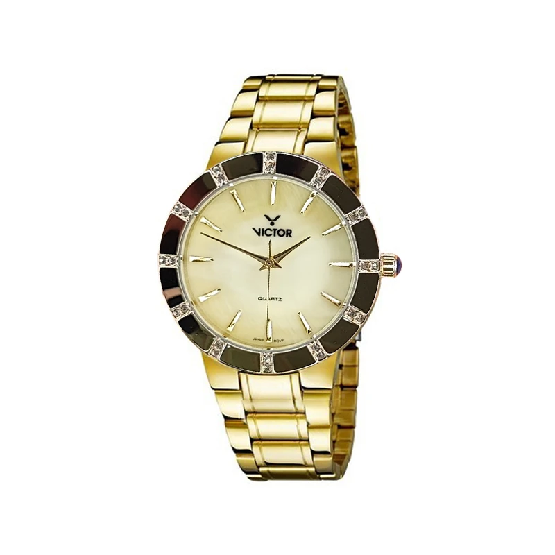 ساعت مچی عقربه‌ای کوارتز زنانه ویکتور مدل 5682L