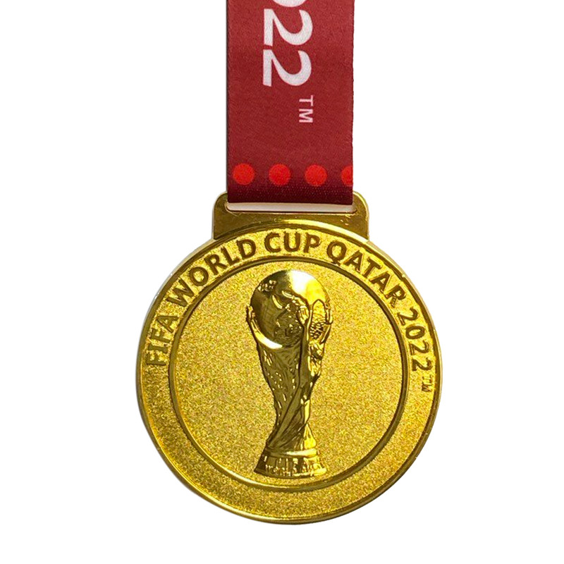 مدال قهرمانی مدل جام جهانی قطر 2022
