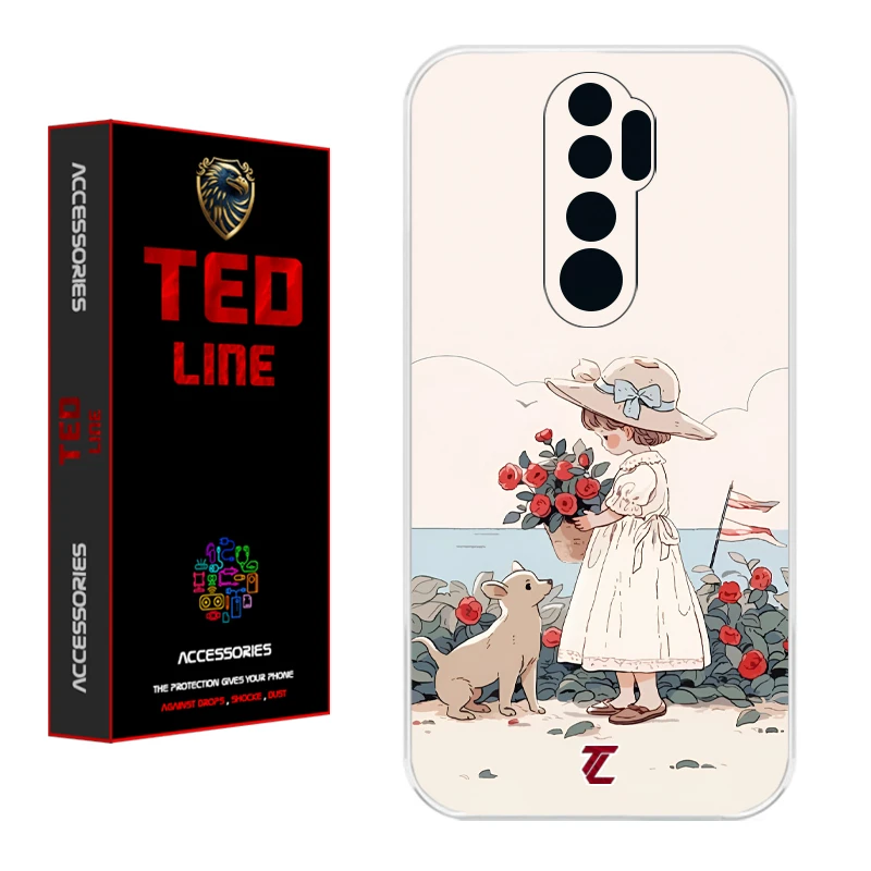 کاور تدلاین طرح دختر کد 1208 مناسب برای گوشی موبایل شیائومی Redmi Note 8 Pro