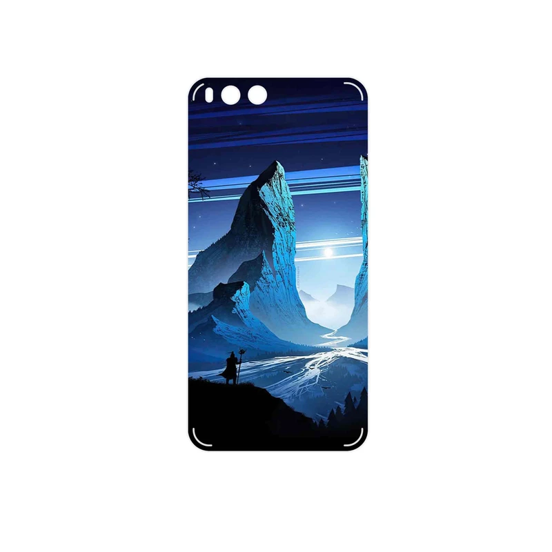 برچسب پوششی ماهوت مدل Blue Mountains Digital Art مناسب برای گوشی موبایل شیائومی Mi 6