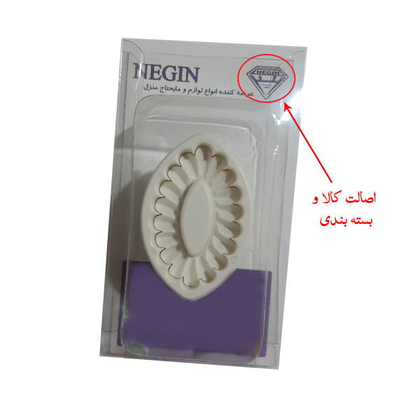 کاتر خمیر و شیرینی نگین مدل بیضی