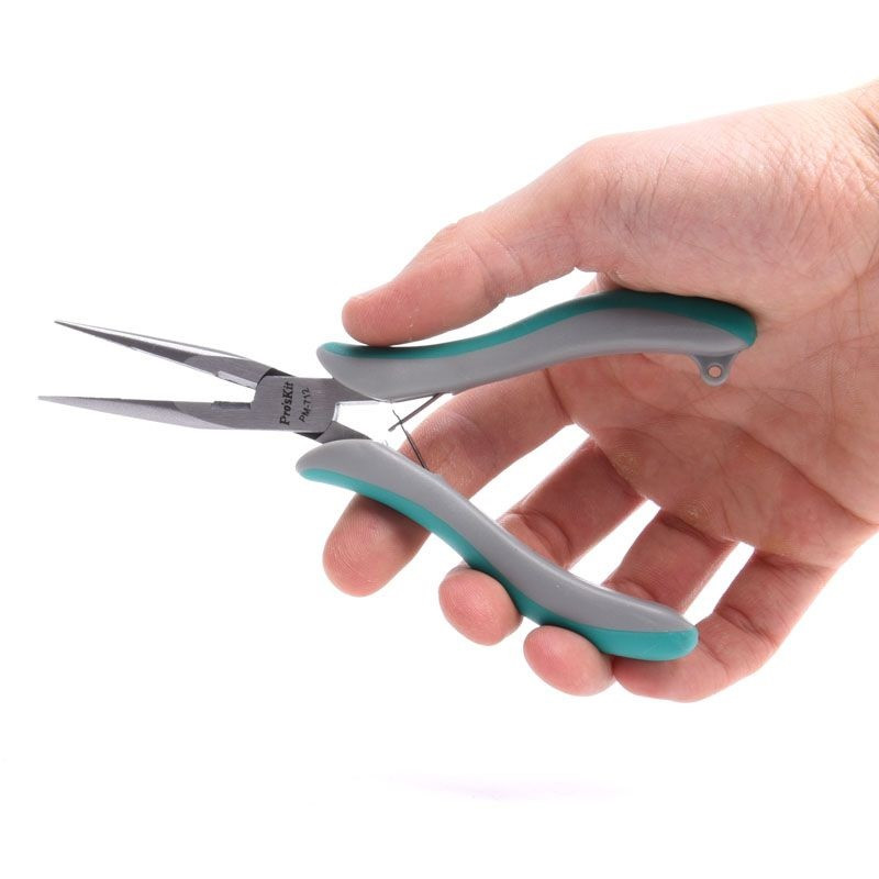 انبر دم باریک پروسکیت مدل PM-712 سایز 155 میلی متر انبر دم باریک پروسکیت مدل PM-712 سایز 155 میلی متر