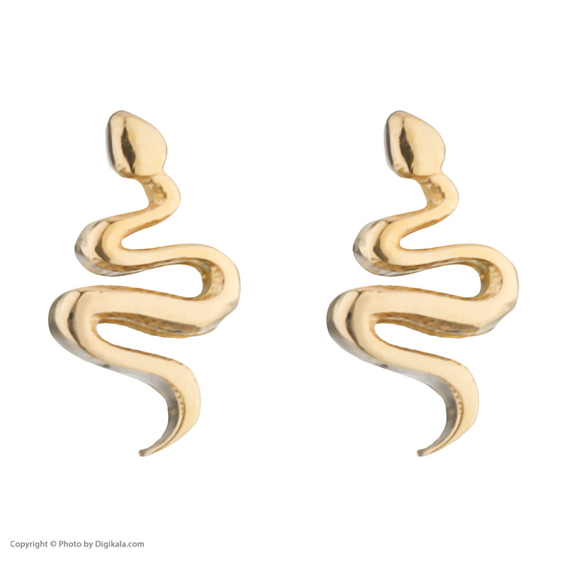 گوشواره طلا 18 عیار دخترانه پرسته مدل we758