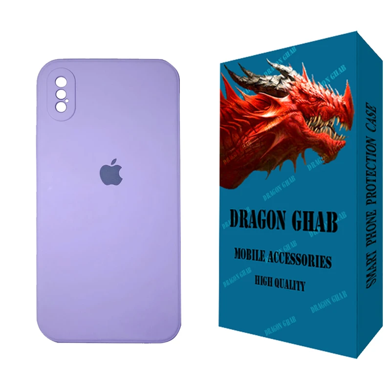 کاور دراگون قاب مدل سیلیکونی مناسب برای گوشی موبایل اپل iPhone X