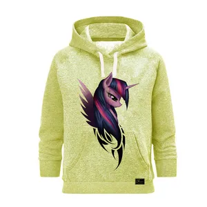 هودی زنانه مدل تکشاخ کد B6 رنگ زرد