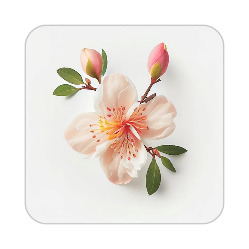 زیر لیوانی کاکتی طرح گل مدل mp19201