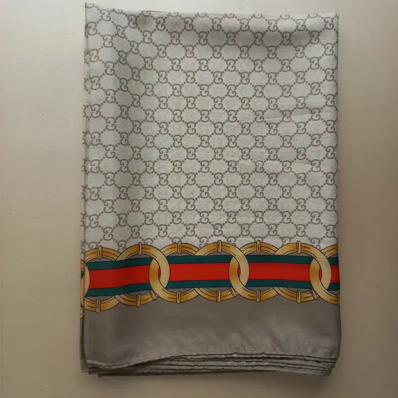 شال زنانه  مدل ابریشم مهمانی مجلسی زنجیره ای