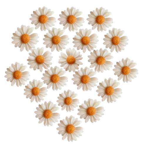 شمع شناور مدل بابونه مجموعه ۲۰ عددی