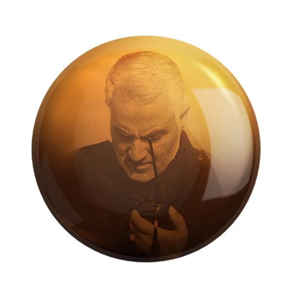 مگنت خندالو طرح سردار قاسم سلیمانی کد 12594