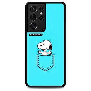 AKAM AMCWSGS21U-SNOOPY13 Cover For Samsung Galaxy S21 Ultra
