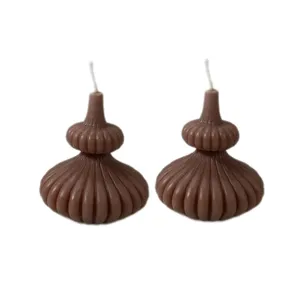 شمع مدل استوانه شیاردار کد PD71 مجموعه 2 عددی