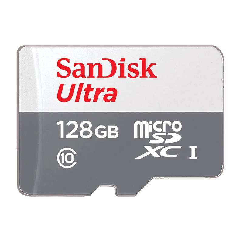 کارت حافظه microSDXC سن دیسک مدل Ultra کلاس 10 استاندارد UHS-I U1 سرعت 100MBps ظرفیت 128 گیگابایت کارت حافظه microSDXC سن دیسک مدل Ultra کلاس 10 استاندارد UHS-I U1 سرعت 100MBps ظرفیت 128 گیگابایت