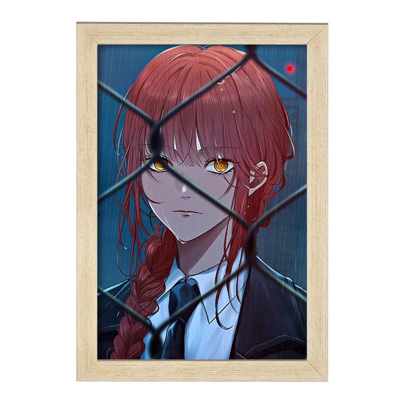 تابلو خندالو مدل ماکیما انیمه مرد اره ای Chainsaw Man  کد 17973