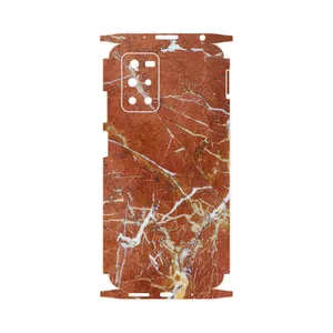 MAHOOT Red Marble-FullSkin Cover Sticker for Xiaomi Redmi Note 11 4G
