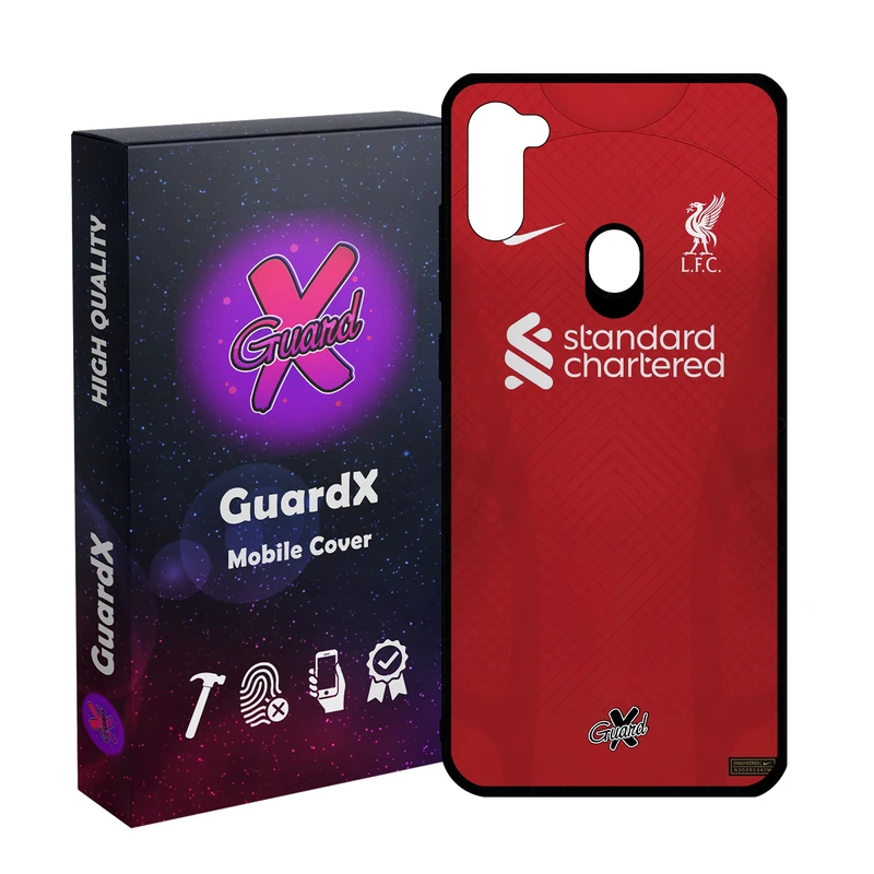 کاور گارد ایکس طرح لیورپول مدل Glass10468 مناسب برای گوشی موبایل سامسونگ Galaxy A11/M11