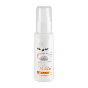 فلوئید ضد آفتاب بدون رنگ مارگریت SPF 50 مدل fusion Water محافظ UVA و UVB، ضد لک و روشن کننده، مناسب برای پوست های خشک و نرمال حجم 50 میلی لیتر
