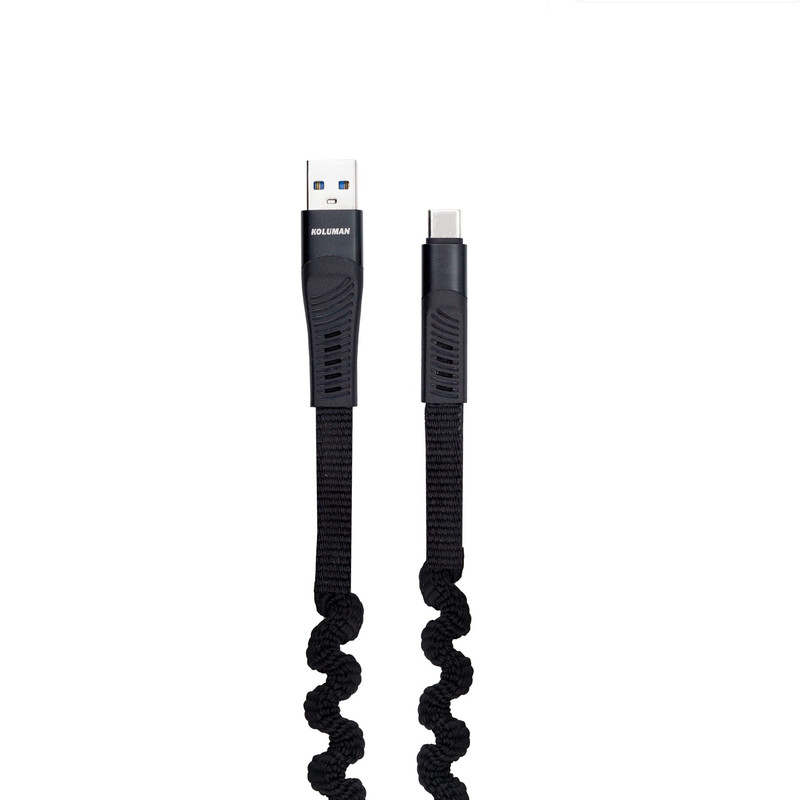 کابل تبدیل USB به USB-C کلومن مدل DK - 44 طول 1 متر