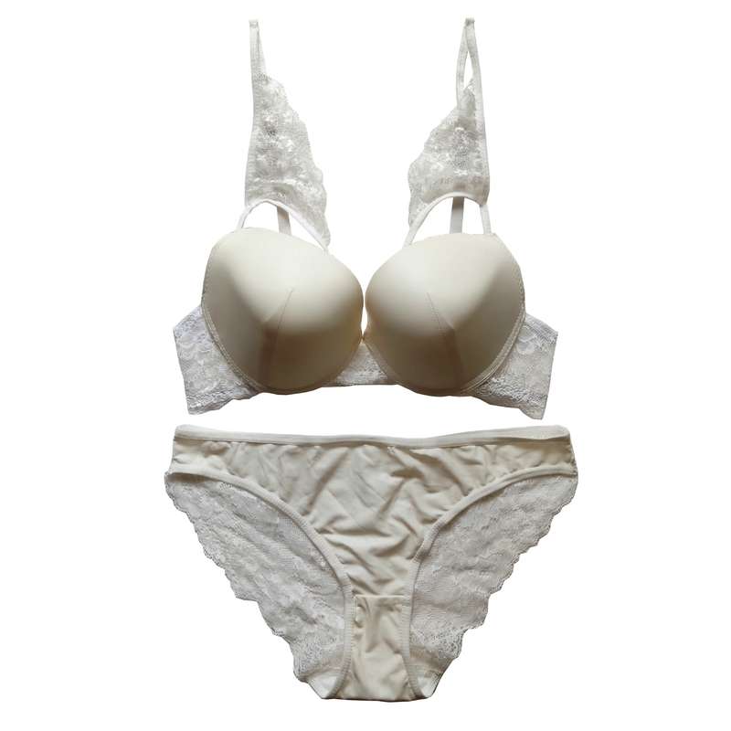 ست شورت و سوتین زنانه مدل چرمی کد 7635 رنگ سفید