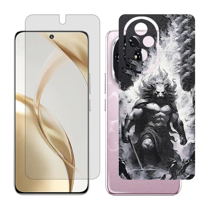 محافظ صفحه نمایش مات گلس مدل Together مناسب برای گوشی موبایل آنر 200 / Honor 200 به همراه برچسب پوششی پشت گوشی