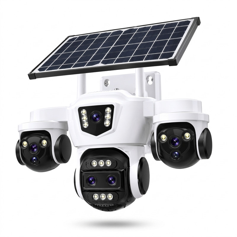 دوربین مداربسته تحت شبکه اسپیددام مدل SF4-SOLAR ZRS1 T3LENSE OPTIC ZOOM 15MP دارای پنل خورشیدی با اتصال از طریق سیم‌کارت ،قابلیت زوم اپتیکال و پشتیبانی از کارت حافظه Micro SD