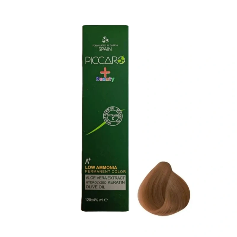 رنگ مو پیکارو شماره 6.7 مدل پلاس بیوتی حجم 124 میلی لیتر رنگ بلوند شکلاتی متوسط