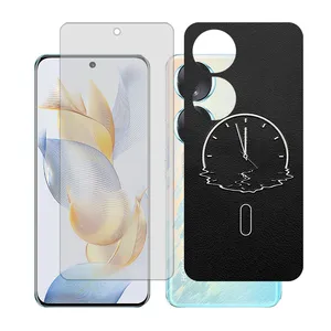 Glass together model matte screen protector suitable for Honor 90 mobile phone with back cover sticker