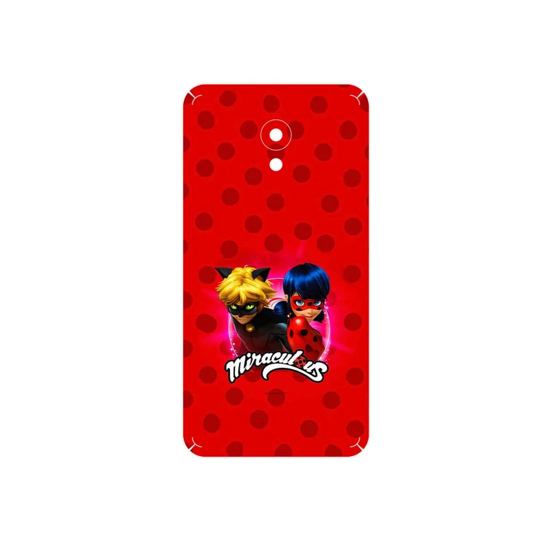 برچسب پوششی ماهوت مدل Ladybug and Cat Noir مناسب برای گوشی موبایل میزو M5