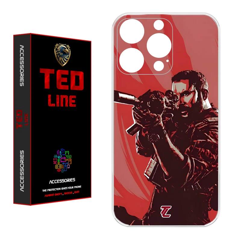 کاور تدلاین طرح کاپیتان پرایس کد 1212 مناسب برای گوشی موبایل اپل Iphone 15 Pro 