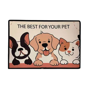 مت زیرانداز ظرف غذا و آب سگ و گربه مدل p11