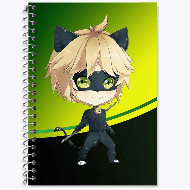 دفتر لغت 50 برگ خندالو مدل پسر گربه ای کد 25016