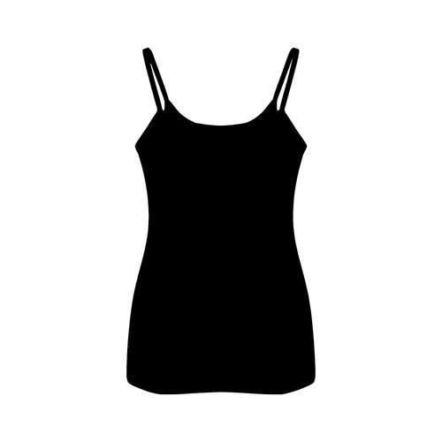 تاپ زنانه مدل بندی رنگ مشکی