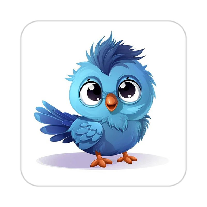 زیر لیوانی کاکتی طرح حیوانات کارتونی مدل mp27917