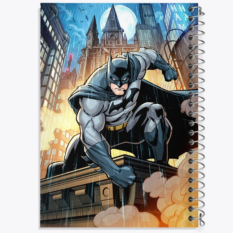 دفتر مشق 50 برگ خندالو طرح بتمن کد F2044